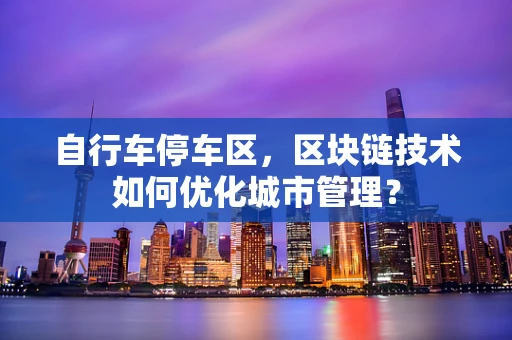 自行车停车区，区块链技术如何优化城市管理？