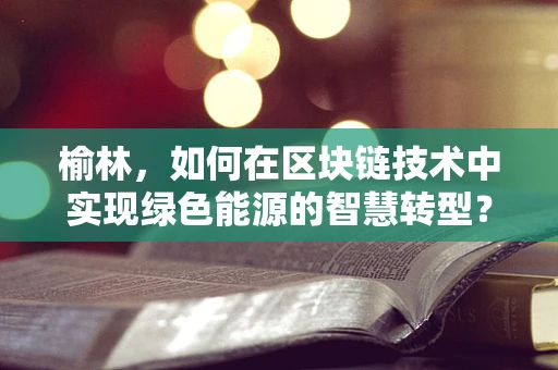 榆林，如何在区块链技术中实现绿色能源的智慧转型？