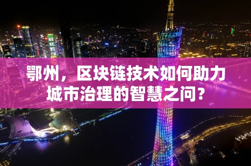 鄂州，区块链技术如何助力城市治理的智慧之问？