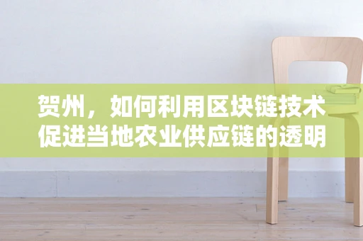 贺州，如何利用区块链技术促进当地农业供应链的透明与效率？