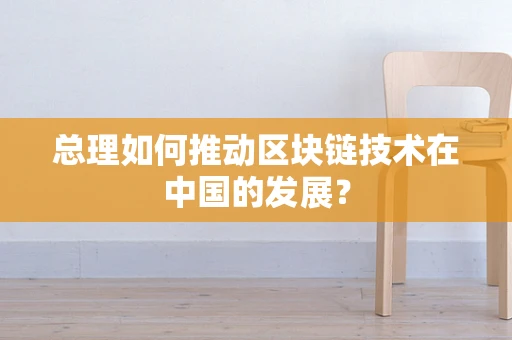 总理如何推动区块链技术在中国的发展？