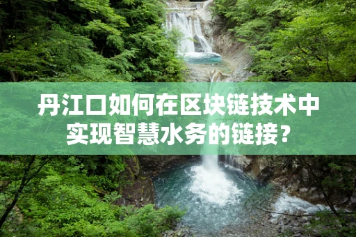 丹江口如何在区块链技术中实现智慧水务的链接？
