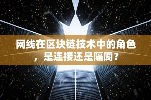 网线在区块链技术中的角色，是连接还是隔阂？