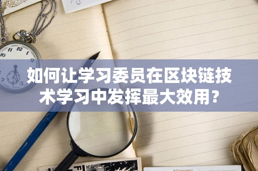 如何让学习委员在区块链技术学习中发挥最大效用？