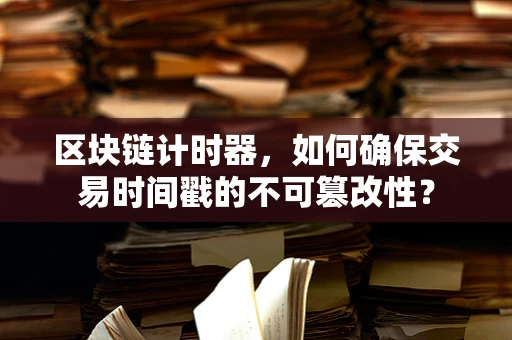 区块链计时器，如何确保交易时间戳的不可篡改性？