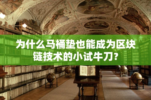 为什么马桶垫也能成为区块链技术的小试牛刀？
