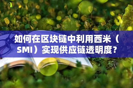 如何在区块链中利用西米（SMI）实现供应链透明度？