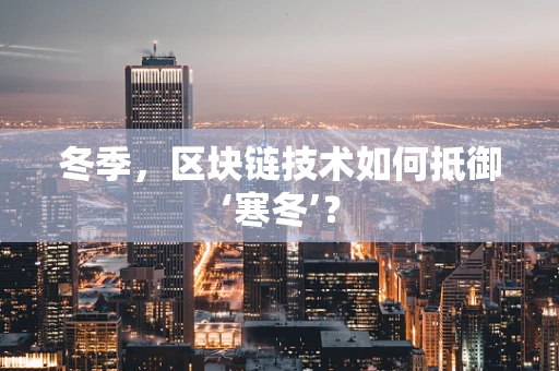 冬季，区块链技术如何抵御‘寒冬’？