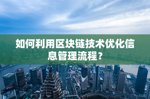如何利用区块链技术优化信息管理流程？