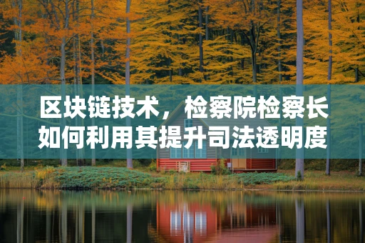 区块链技术，检察院检察长如何利用其提升司法透明度与效率？