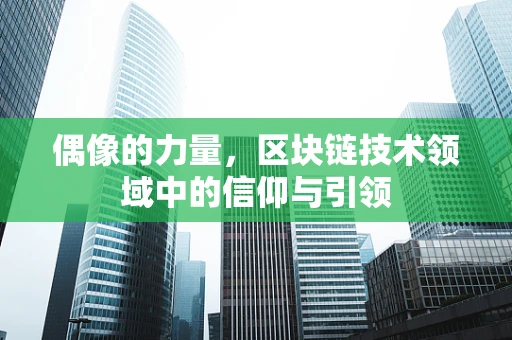 偶像的力量，区块链技术领域中的信仰与引领