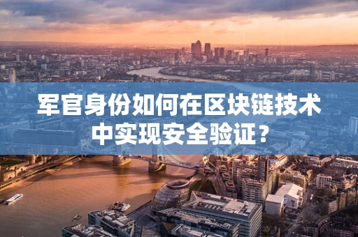 军官身份如何在区块链技术中实现安全验证？
