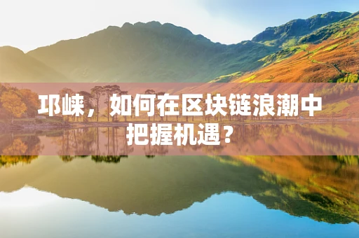 邛崃，如何在区块链浪潮中把握机遇？
