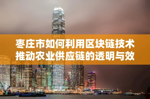 枣庄市如何利用区块链技术推动农业供应链的透明与效率？