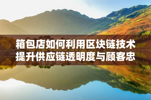箱包店如何利用区块链技术提升供应链透明度与顾客忠诚度？