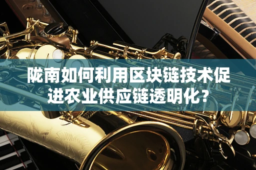 陇南如何利用区块链技术促进农业供应链透明化？