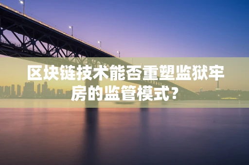 区块链技术能否重塑监狱牢房的监管模式？