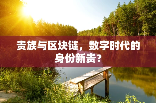 贵族与区块链，数字时代的身份新贵？