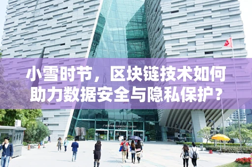 小雪时节，区块链技术如何助力数据安全与隐私保护？