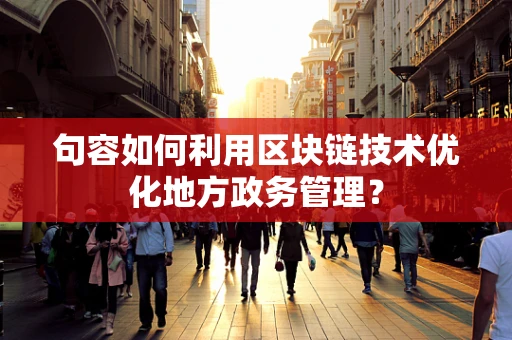 句容如何利用区块链技术优化地方政务管理？