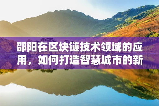 邵阳在区块链技术领域的应用，如何打造智慧城市的新篇章？