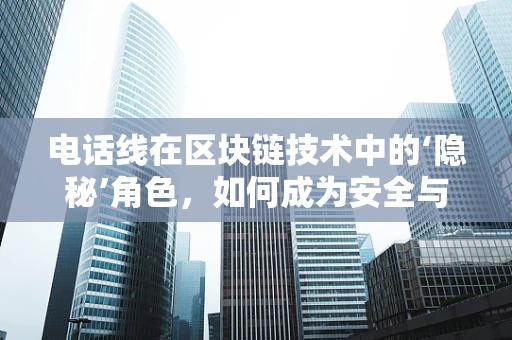 电话线在区块链技术中的‘隐秘’角色，如何成为安全与效率的桥梁？