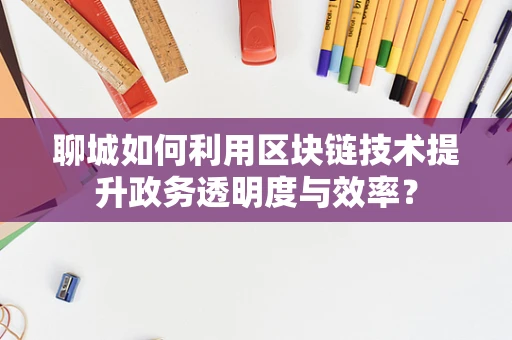 聊城如何利用区块链技术提升政务透明度与效率？