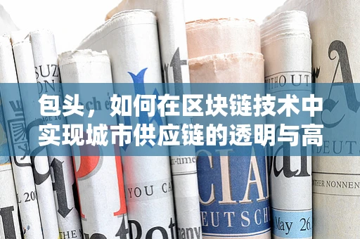 包头，如何在区块链技术中实现城市供应链的透明与高效？