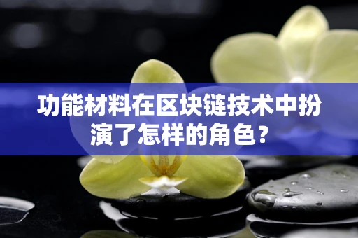 功能材料在区块链技术中扮演了怎样的角色？