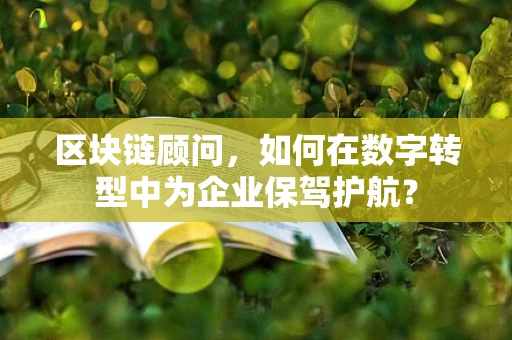 区块链顾问，如何在数字转型中为企业保驾护航？
