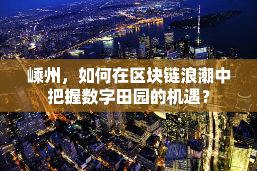 嵊州，如何在区块链浪潮中把握数字田园的机遇？