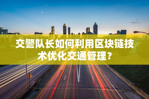 交警队长如何利用区块链技术优化交通管理？