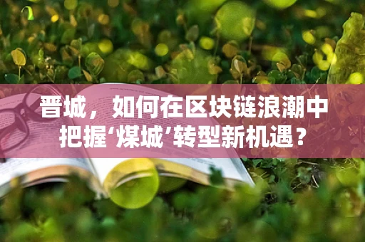 晋城，如何在区块链浪潮中把握‘煤城’转型新机遇？
