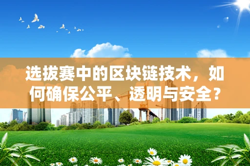 选拔赛中的区块链技术，如何确保公平、透明与安全？
