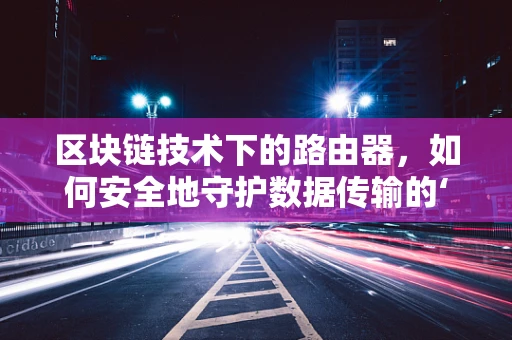 区块链技术下的路由器，如何安全地守护数据传输的‘门户’？
