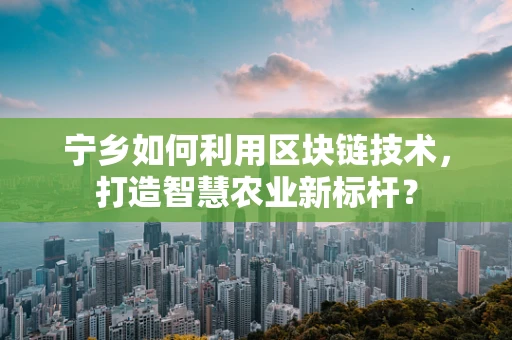 宁乡如何利用区块链技术，打造智慧农业新标杆？