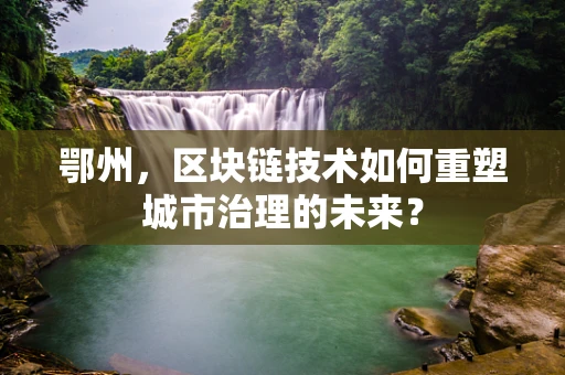 鄂州，区块链技术如何重塑城市治理的未来？