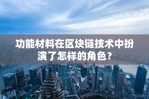 功能材料在区块链技术中扮演了怎样的角色？