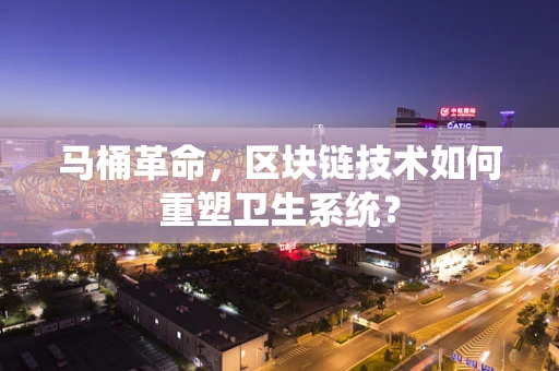 马桶革命，区块链技术如何重塑卫生系统？