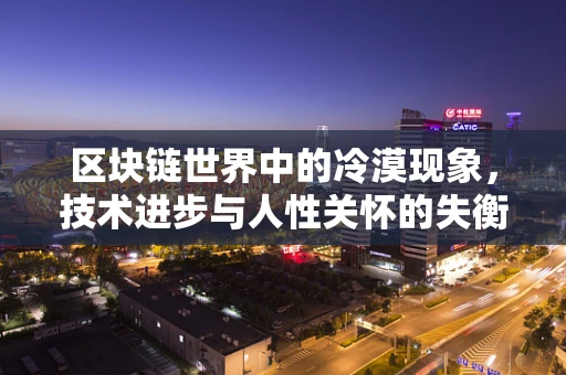 区块链世界中的冷漠现象，技术进步与人性关怀的失衡？