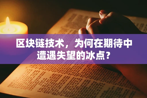 区块链技术，为何在期待中遭遇失望的冰点？