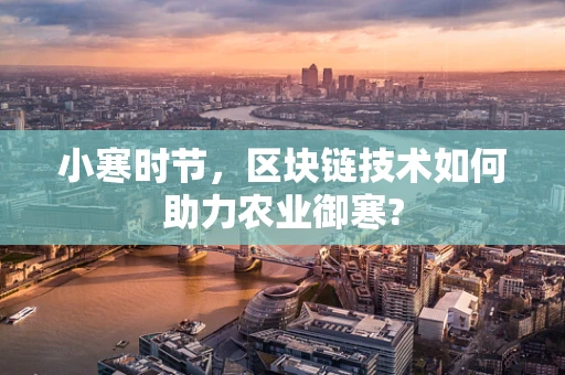 小寒时节，区块链技术如何助力农业御寒?