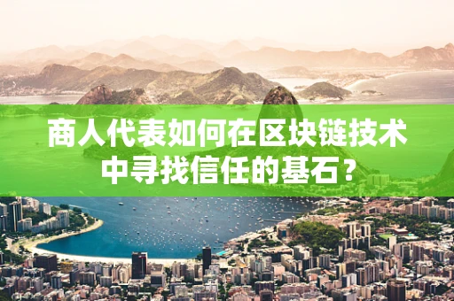 商人代表如何在区块链技术中寻找信任的基石？