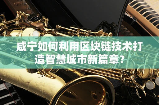 咸宁如何利用区块链技术打造智慧城市新篇章？
