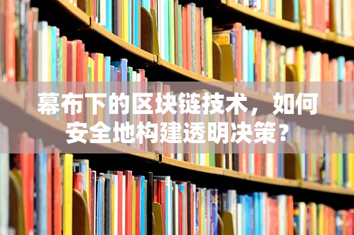 幕布下的区块链技术，如何安全地构建透明决策？