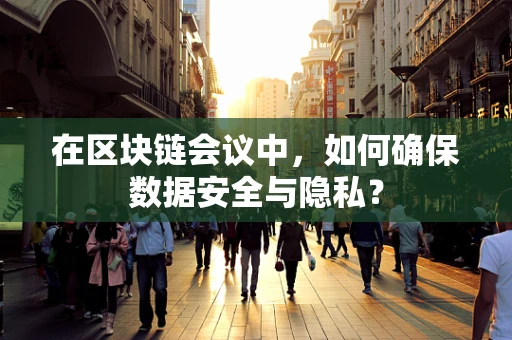 在区块链会议中，如何确保数据安全与隐私？