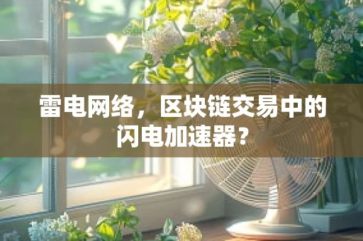 雷电网络，区块链交易中的闪电加速器？