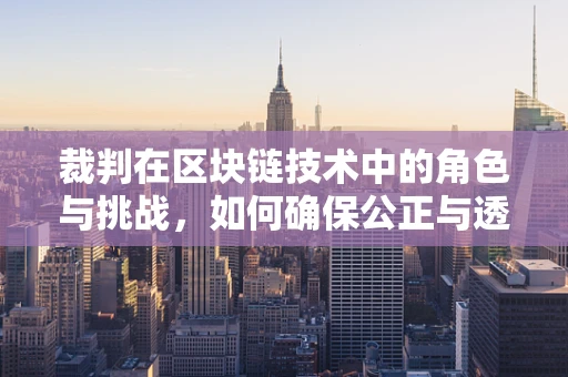 裁判在区块链技术中的角色与挑战，如何确保公正与透明？