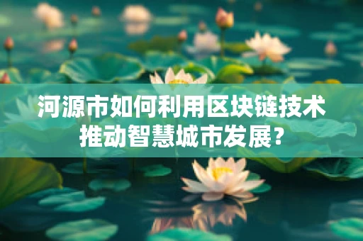 河源市如何利用区块链技术推动智慧城市发展？