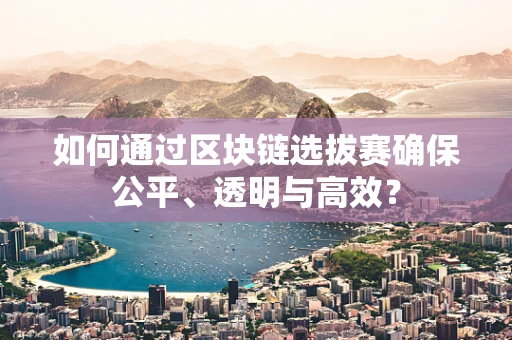 如何通过区块链选拔赛确保公平、透明与高效？